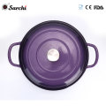 hot style Cast Iron big size sallow casserole dutch oven